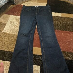New Markdown White House Black Market Dark Blue Flare Jeans